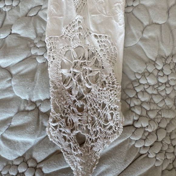 Bohemian White Lace Fringe Dress - Picture 7 of 16